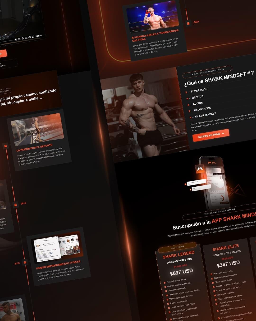 Diseño de Branding Visual & Funnels para Shark Mindset™Desarrollamos la identidad visual complet (3)