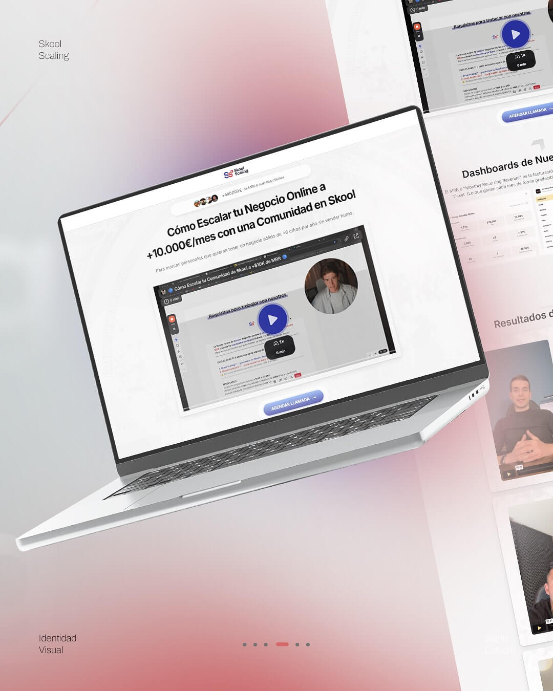 Diseño de Branding Visual para Skool Scaling.Realizamos el rediseño de la identidad visual para (3)