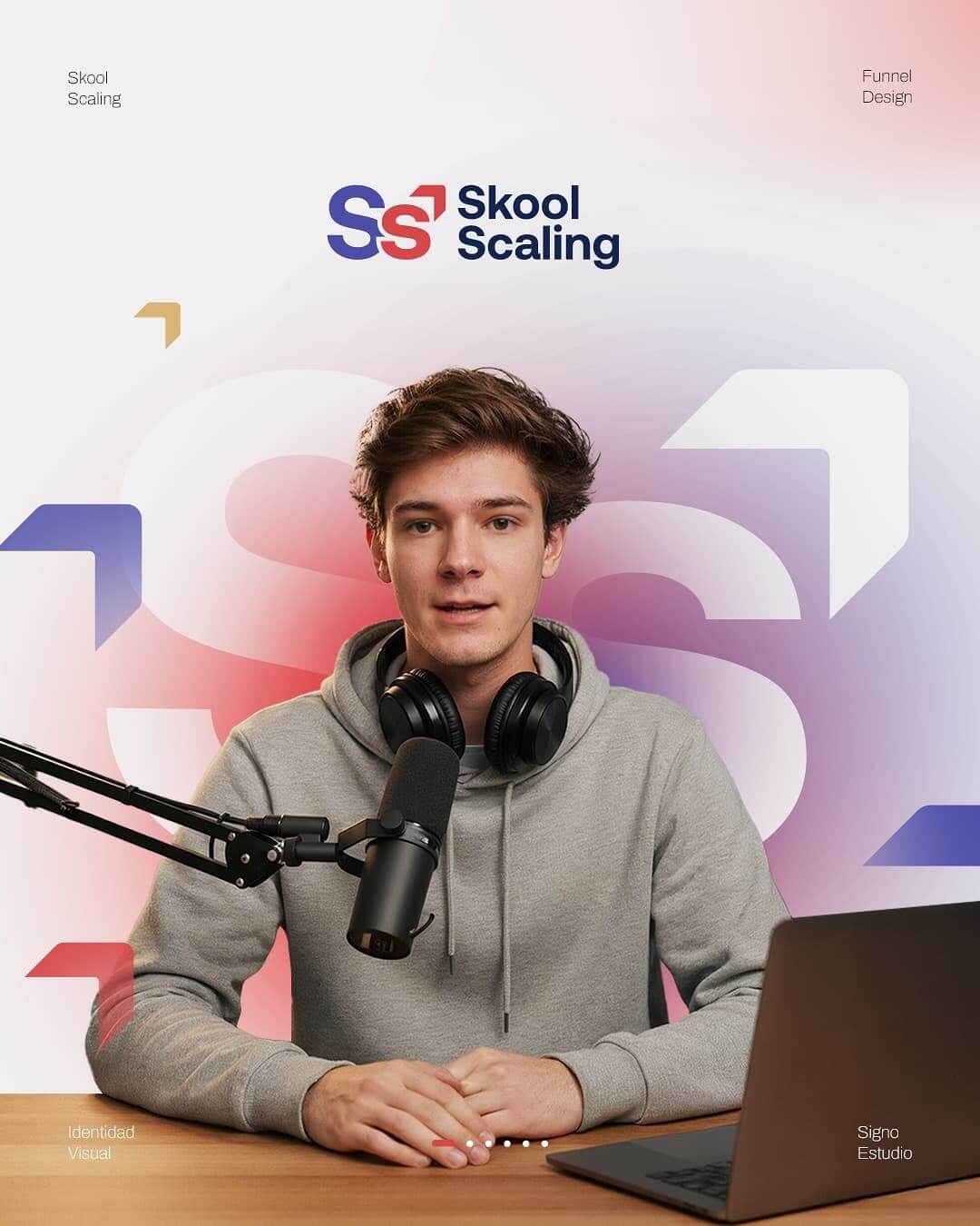 Diseño de Branding Visual para Skool Scaling.Realizamos el rediseño de la identidad visual para (7)